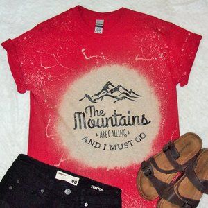 Cherry Red Graphic Tee Size Medium Brand New!!!!!!